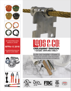 2016 NFPA Seismic Bracing Cable - Spanish