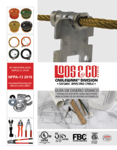 2019 NFPA Seismic Bracing Cable - Spanish